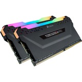 Corsair Vengeance RGB PRO 16 GB DDR4-3600 (2x 8 GB) werkgeheugen Zwart, CMW16GX4M2D3600C18, XMP 2.0