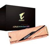 GIGABYTE AORUS NVMe Gen4 SSD, 1 TB SSD Koper, GP-ASM2NE6100TTTD, M.2 2280, PCIe 4.0 x4, NVMe 1.3