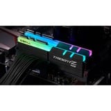 G.Skill 16 GB DDR4-3600 Kit werkgeheugen Zwart, F4-3600C16D-16GTZRC, Trident Z RGB