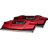 G.Skill 32 GB DDR4-3600 Kit werkgeheugen Rood, F4-3600C19D-32GVRB, Ripjaws V, XMP