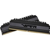 Patriot 16 GB DDR4-3200 Kit werkgeheugen Zwart, PVB416G320C6K, Viper 4 Blackout, XMP