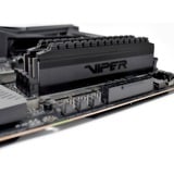 Patriot 8 GB DDR4-3200 Kit werkgeheugen Zwart, PVB48G320C6K, Viper 4 Blackout, XMP