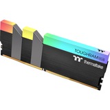 Thermaltake 16 GB DDR4-4600 Kit werkgeheugen Zwart, R009D408GX2-4600C19A, TOUGHRAM RGB, XMP