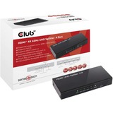 Club 3D HDMI 2.0 UHD Splitter 4 ports hdmi splitter Zwart