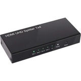 Club 3D HDMI 2.0 UHD Splitter 4 ports hdmi splitter Zwart