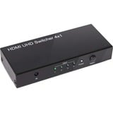 Club 3D HDMI switch 2.0 UHD Zwart
