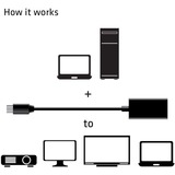 Club 3D Mini DisplayPort 1.4 > HDMI 2.0b HDR Active Adapter Zwart