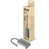 Club 3D USB Type C to DVI-I DUAL LINK Active Adapter Grijs, CAC-1510