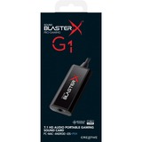 Creative Sound BlasterX G1 geluidskaart Zwart