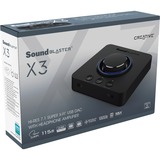 Creative Sound Blaster X3 geluidskaart Zwart