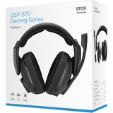 EPOS | Sennheiser GSP 670 Wireless Gaming Headset Zwart, Pc, PlayStation 4, PlayStation 5