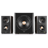 Edifier S360DB Boekenplank luidsprekers Bruin, Bluetooth, RCA, optisch, coaxiaal, AUX
