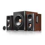 Edifier S360DB Boekenplank luidsprekers Bruin, Bluetooth, RCA, optisch, coaxiaal, AUX