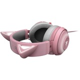 Razer Kraken - Kitty Edition - Quartz over-ear gaming headset Roze, Pc