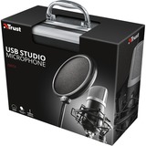 Trust Emita USB Studio Microphone microfoon Zwart, 21753, PC, PlayStation 4 / 5