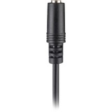 goobay 3,5 mm naar 2x 3,5 mm Stereo adapterkabel  Zwart