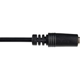 goobay 3,5 mm naar 2x 3,5 mm Stereo adapterkabel  Zwart