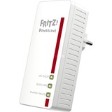 AVM FRITZ!Powerline 540E WLAN Set Wit/rood