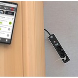 Brennenstuhl Connect Ecolor Smart Stekkderdoos 3-voudig 3-voudige stekkerdoos Wit/zwart, 3x stekker