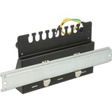 DeLOCK Keystone Desktop Patch Panel 12 Port patchpaneel Zwart, 43339