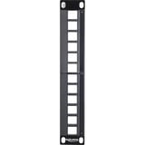 DeLOCK Keystone Patchpanel 10" 12 Port patchpaneel Zwart