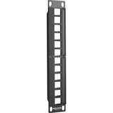 DeLOCK Keystone Patchpanel 10" 12 Port patchpaneel Zwart