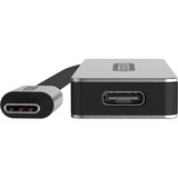 Sitecom CN-385 USB-C Hub 4 Port usb-hub Zilver/zwart