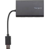 Targus USB 3.0 Hub With Gigabit Ethernet usb-hub Zwart