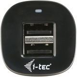 i-tec Dual USB Car Charger 2.1 A Zwart