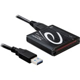 DeLOCK USB 3.0 Card Reader All in 1 kaartlezer Zwart, Retail