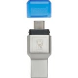 Kingston MobileLite Duo 3C kaartlezer Zilver, USB 3.1