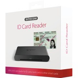 Sitecom USB 2.0 ID Card Reader kaartlezer Zwart, MD-064, e-ID