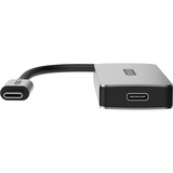 Sitecom USB-C Hub & Card Reader usb-hub Zilver