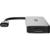 Sitecom USB-C naar HDMI adapter met Hub en Card Reader usb-hub Zilver