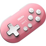 8BitDo Zero 2 Pink Edition  gamepad Pink, Bluetooth