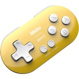 8BitDo Zero 2 Yellow Edition gamepad Geel, Bluetooth