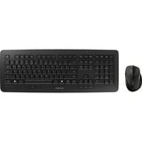 CHERRY DW 5100 draadloze desktopset Zwart, US lay-out (QWERTY), 100%