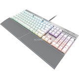 Corsair K70 RGB MK.2 SE Mechanical Gaming Keyboard, Gaming toetsenbord Zilver/wit, US lay-out, Cherry MX Speed Silver, RGB leds, PBT Double-Shot