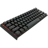 Ducky One 2 Mini RGB, Gaming toetsenbord Zwart/wit, US lay-out, Cherry MX Red, RGB leds, 60%, PBT Double Shot