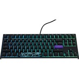 Ducky One 2 RGB TKL DKON1787ST, gaming toetsenbord US lay-out, Cherry MX Silent Red, RGB leds, TKL, PBT double-shot