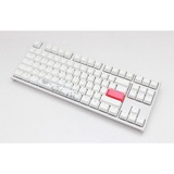 Ducky One 2 RGB TKL, gaming toetsenbord Wit, US lay-out, Cherry MX Red, RGB leds, TKL, PBT double-shot