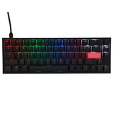 Ducky One 2 SF, Gaming toetsenbord Zwart/wit, US lay-out, Cherry MX Speed Silver, SMD RGB leds, 65%, PBT Double Shot