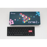 Ducky One 2 SF, gaming toetsenbord Zwart/wit, US lay-out, Cherry MX Silent Red, SMD RGB leds, 65%, PBT Double Shot