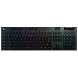 Logitech G915 LIGHTSPEED Wireless RGB Mechanical Gaming Keyboard Zwart, GL Tactile, RGB leds, Bluetooth