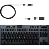Logitech G915 TKL LIGHTSPEED Wireless RGB Mechanical Gaming Keyboard Zwart, US lay-out, GL Tactile, TKL, LIGHTSYNC RGB