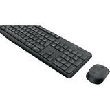 Logitech MK235 draadloze desktopset Zwart, US-International lay-out (QWERTY)
