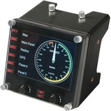 Logitech Saitek Pro Flight Instrument Panel gaming instrumentenpaneel Zwart, PC
