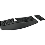 Microsoft Sculpt Ergonomic Keyboard for Business, toetsenbord Zwart, EU lay-out (QWERTY), Rubberdome
