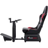 RaceRoom Game Seat RR 3055 racing simulator Zwart/rood