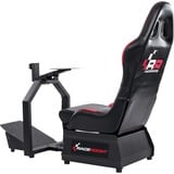 RaceRoom Game Seat RR 3055 racing simulator Zwart/rood